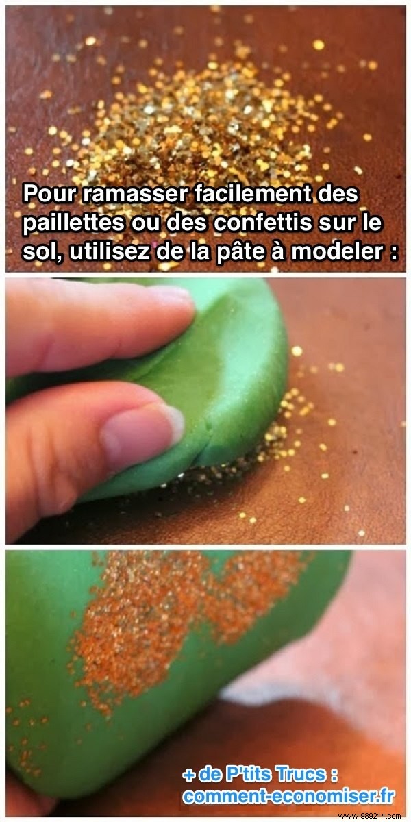 The Easy Way to Clean Glitter and Confetti. 