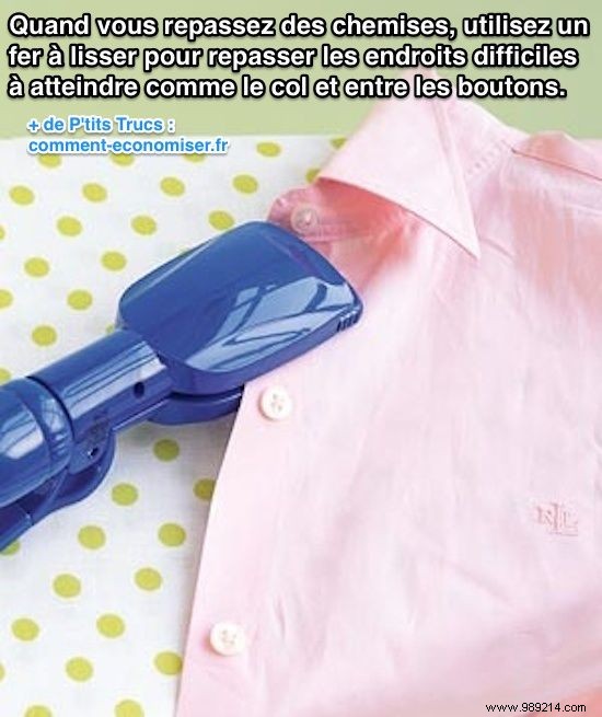 The Tip for Ironing a Shirt Easily WITHOUT Wrinkles. 