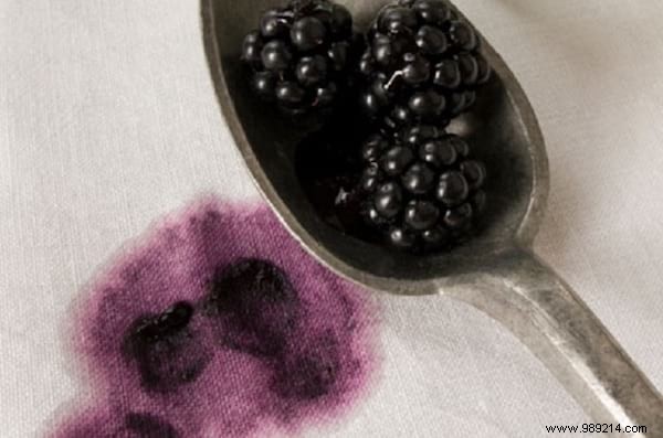 4 Effective Tricks To Clean Red Fruit Stains. 