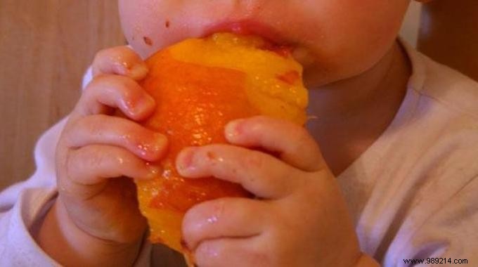 A surefire trick to remove peach stains. 