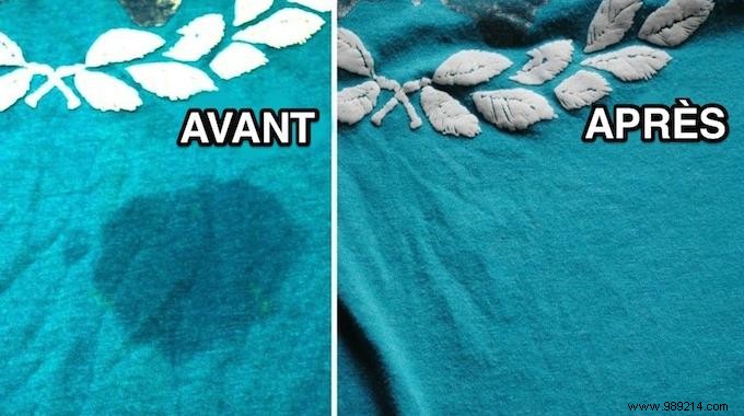 The Magic Trick to Remove a Greasy Stain from Clothing. 
