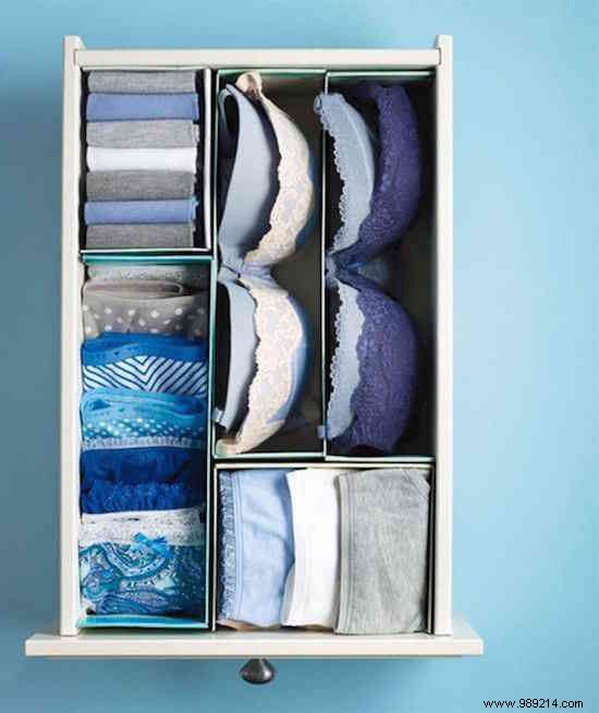 21 great tips to save space at home. 