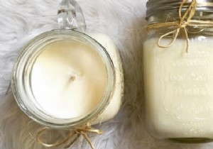 The Home Recipe For Making Natural Scented Candles. 