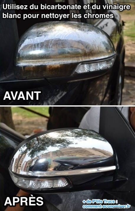 The Natural Tip To Clean And Shine Chrome. 