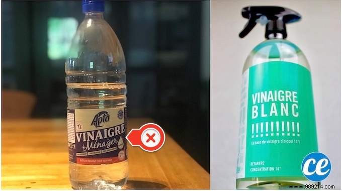 5 mistakes not to make with white vinegar. 