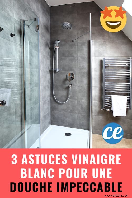 3 White Vinegar Tips For An Always Impeccable Shower Without Effort! 