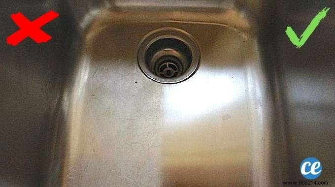 How To Shine A Stainless Steel Sink Without Streaks With Household Alcohol. 