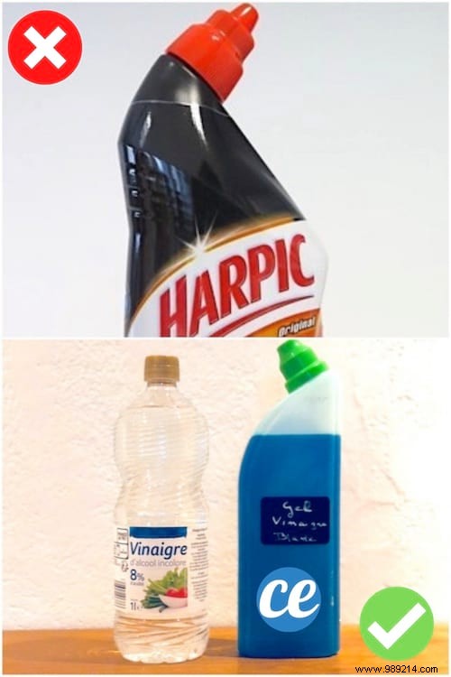 Farewell Harpic! Use This Even More EFFECTIVE White Vinegar WC Gel. 