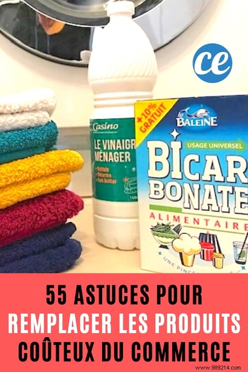 Bicarbonate + White Vinegar:55 Tips To Replace Expensive Commercial Products. 