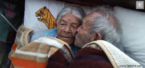 81 years of marriage, 110 great-grandchildren, and they love each other like the first day. 