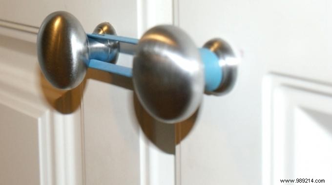 Simple Child Safety for Closet Doors. 