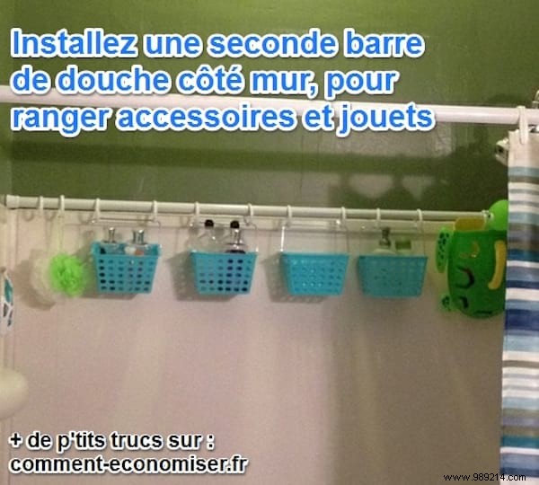 The ultimate tip for storing children s bath toys. 