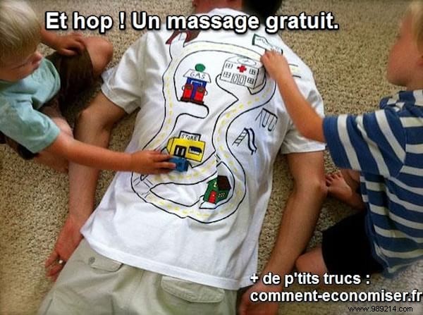 The Tip To Make Your Kids Happy Massaging You. 