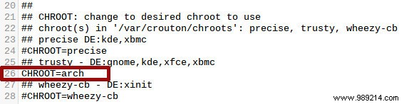 How to automatically start Crouton when loading ChromeOS 