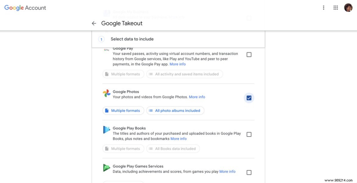 How to upload your Google Photos 