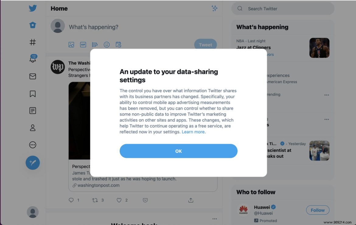 How to keep some of your Twitter data away from advertisers 