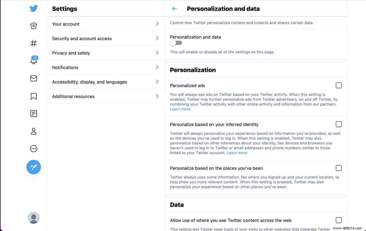 How to keep some of your Twitter data away from advertisers 