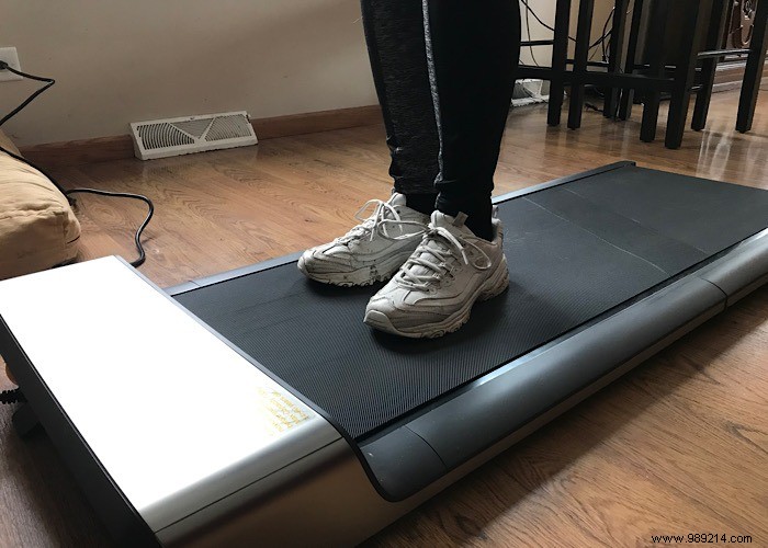Take a walk indoors with the WalkingPad A1 foldable treadmill 