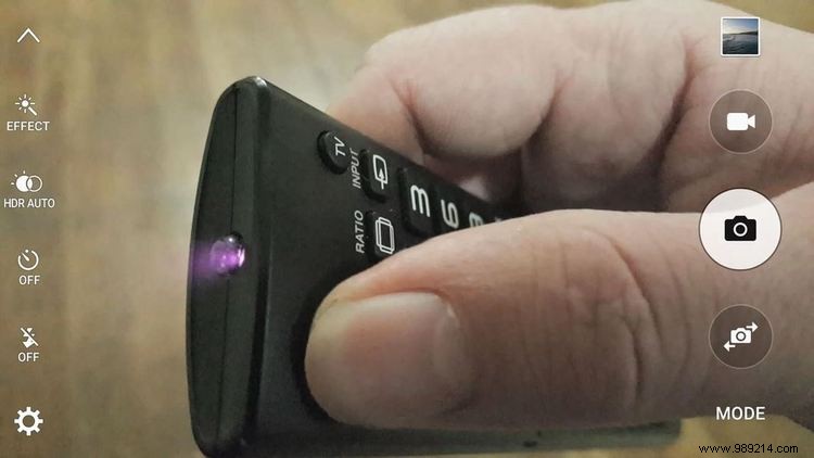 How to use your smartphone camera to test your remote s batteries 