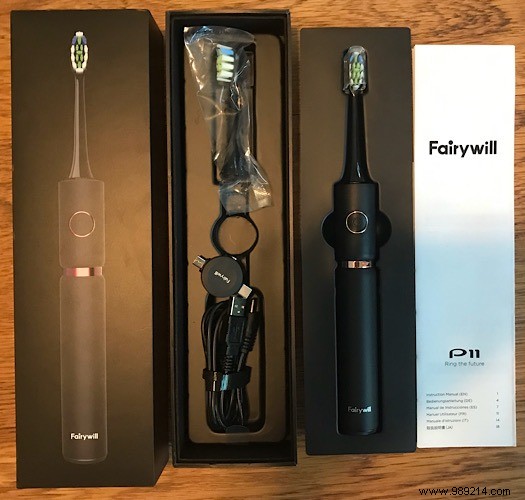 Take your high-tech teeth with the Fairywill Ring electric toothbrush (offer) 