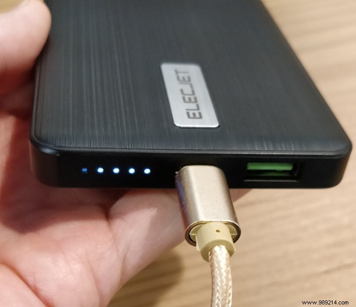 The Elecjet Apollo Traveler external battery has the fastest recharge time 