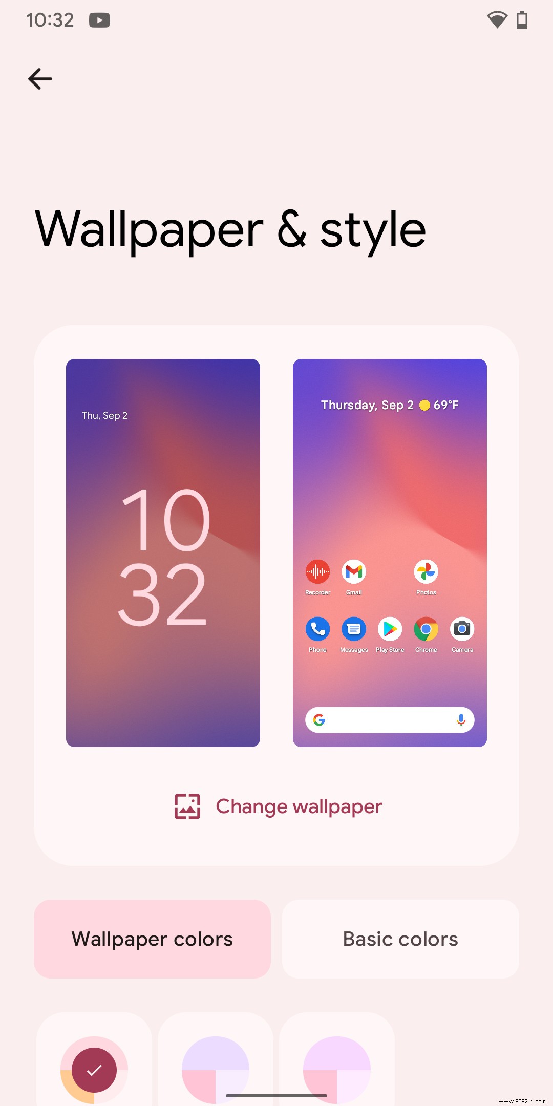 How Android 12 lets you customize your phone s color palette 