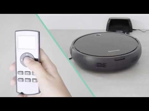The Deenkee robot vacuum takes care of all the floor cleaning 