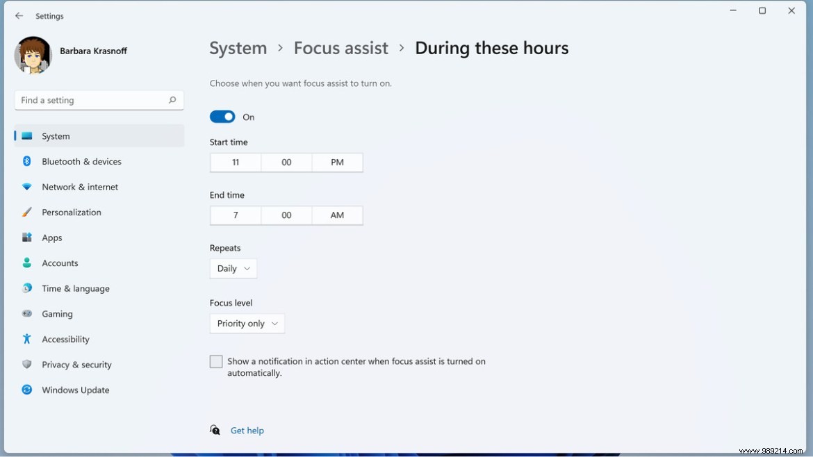 How to Use Focus Assist in Windows 11 
