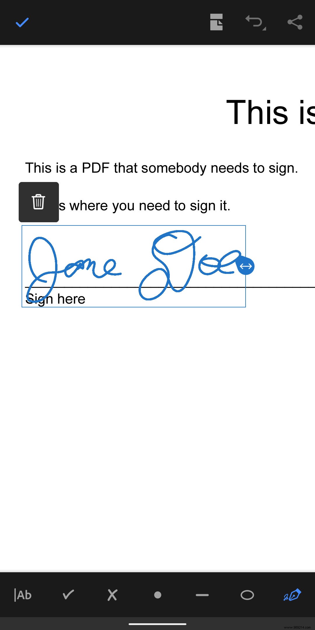 How to Create Signature for PDF Documents on Android Phone 