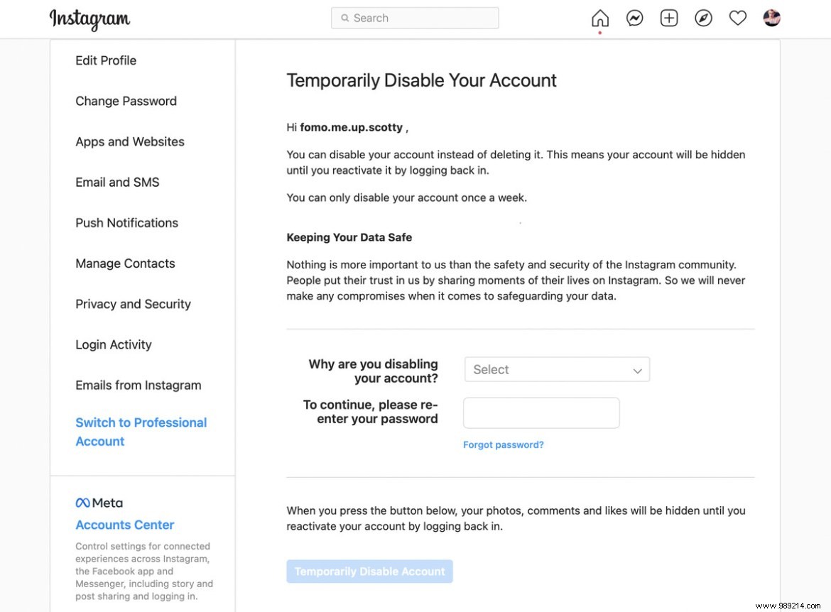 How to delete your Instagram account 