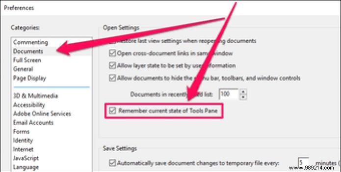 How to Hide or Remove the Adobe Reader DC Tools Pane Permanently 