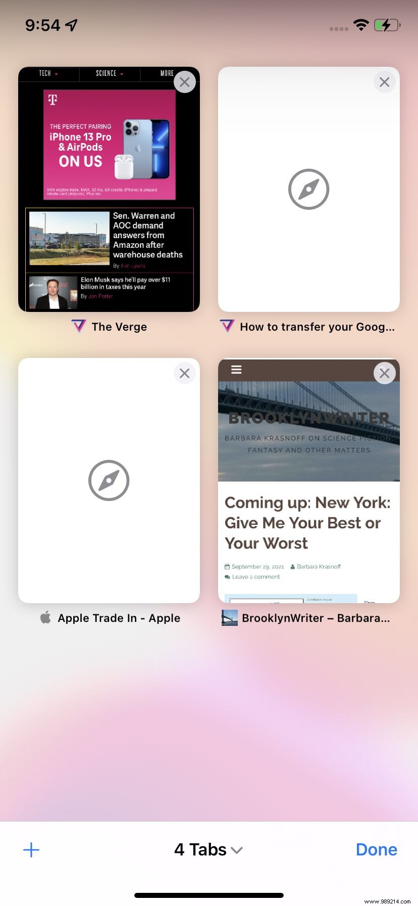 How to Add a Background to Safari in iOS 15 