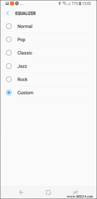 Samsung Galaxy S8 audio settings to explore 
