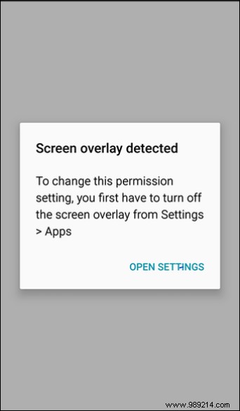 How To Fix Screen Overlay Detected Error On Any Android Device 