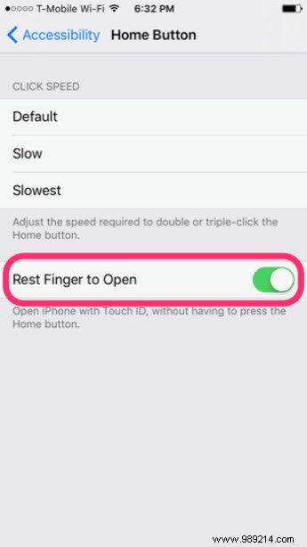 Unlock iPhone without pressing home button in iOS 10 