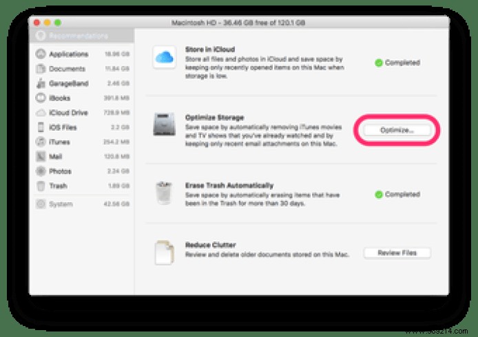5 Easy Ways to Optimize Storage on macOS Sierra 