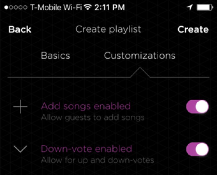 Create and DJ a social music playlist with friends 