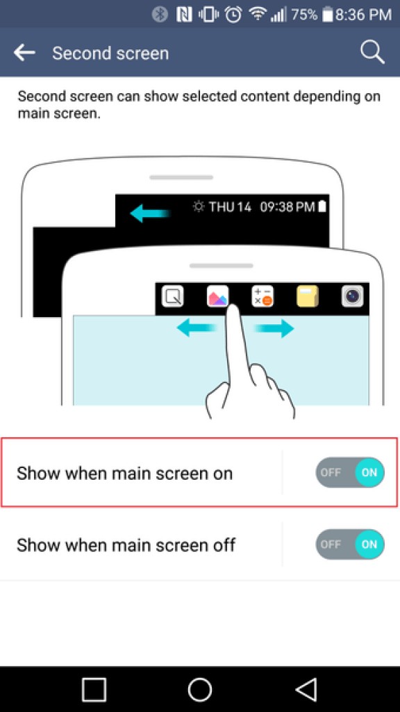 8 interesting tricks that the second screen of the LG V10 can do 