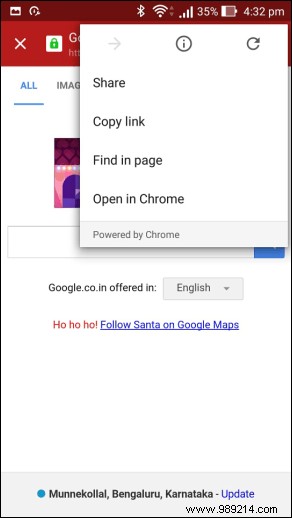 The Android app to open all links in Chrome, rather than WebView 
