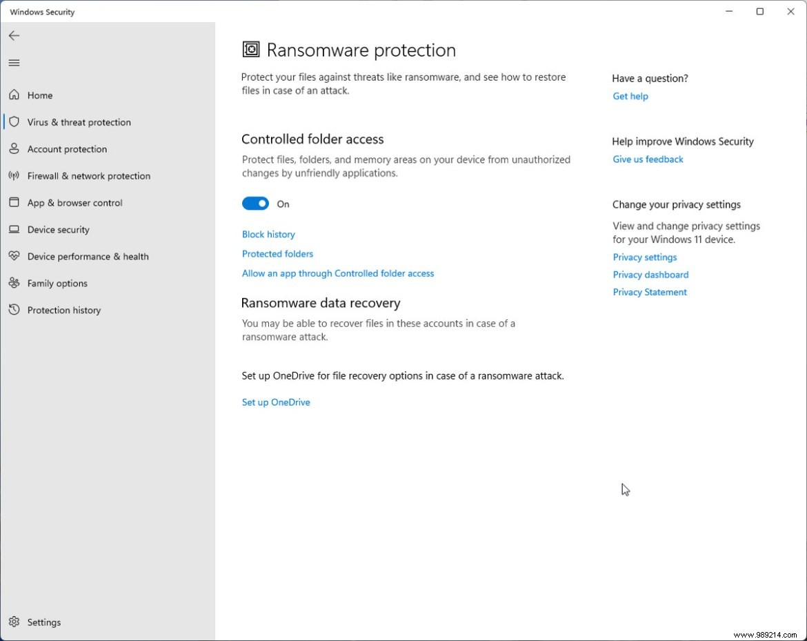 How to protect your PC against ransomware using Windows built-in protection 