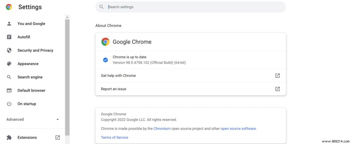 How to Update Google Chrome 