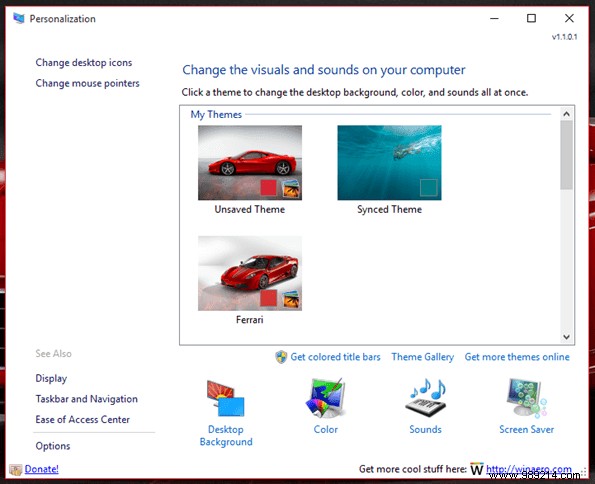 How to Recover Windows 7 Customization UI in Windows 10 