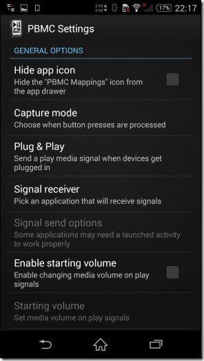 Control music playback with Android s physical buttons 