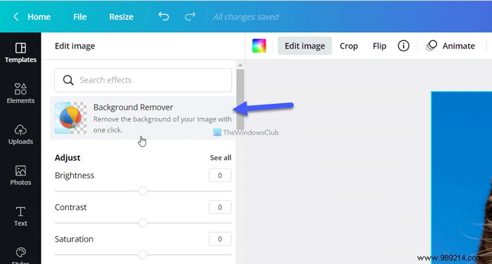 How to remove background from an image using Canva Background Remover 