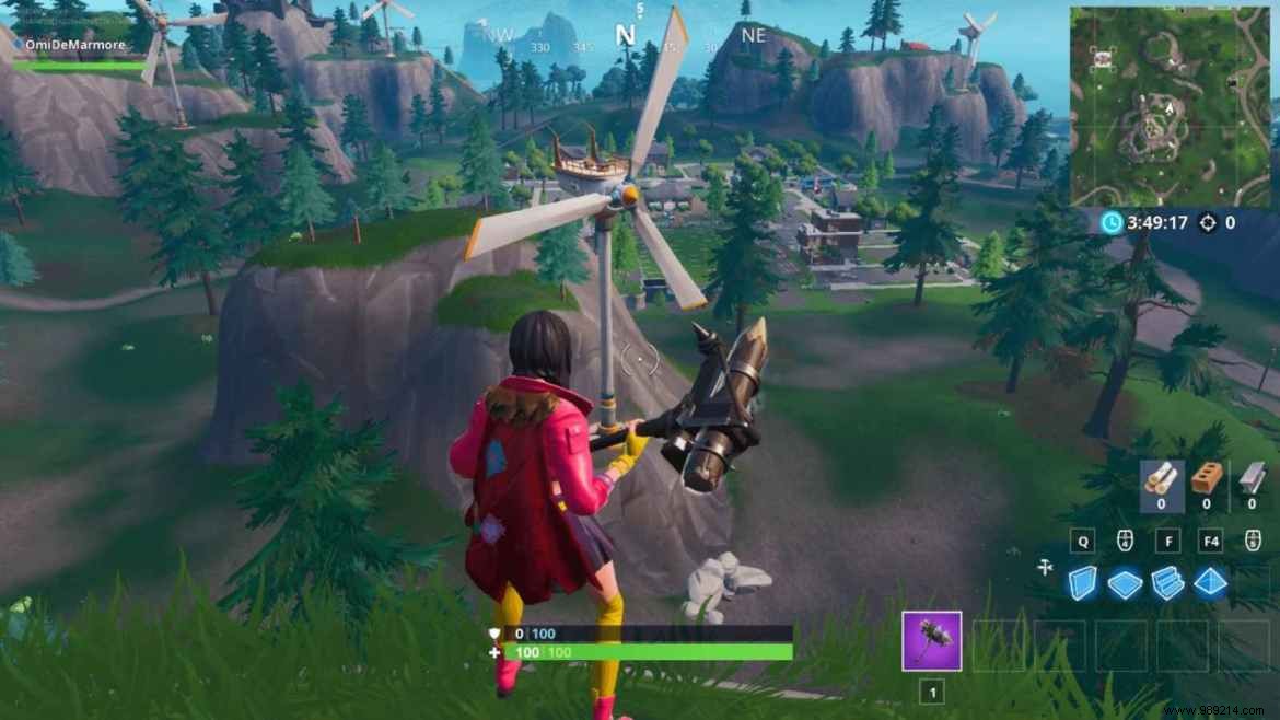Fortnite wind turbine locations:where to find them in chapter 3 season 1 to complete the challenge? 