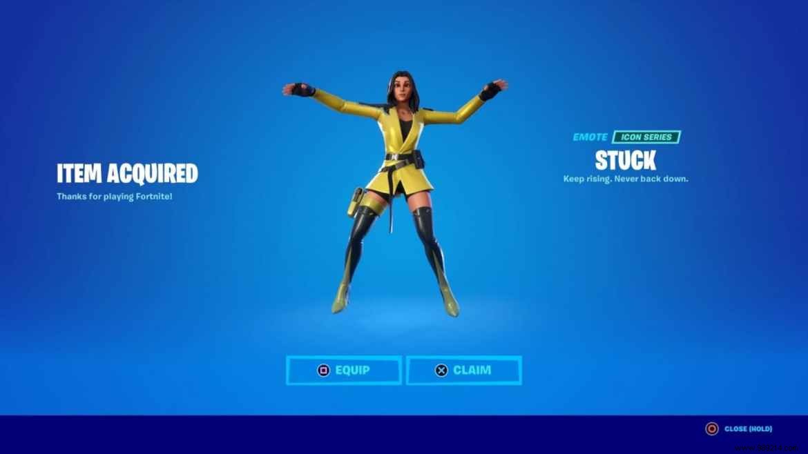 How to get a new Fortnite Stuck:Cardi B Song Emote in Season 7 
