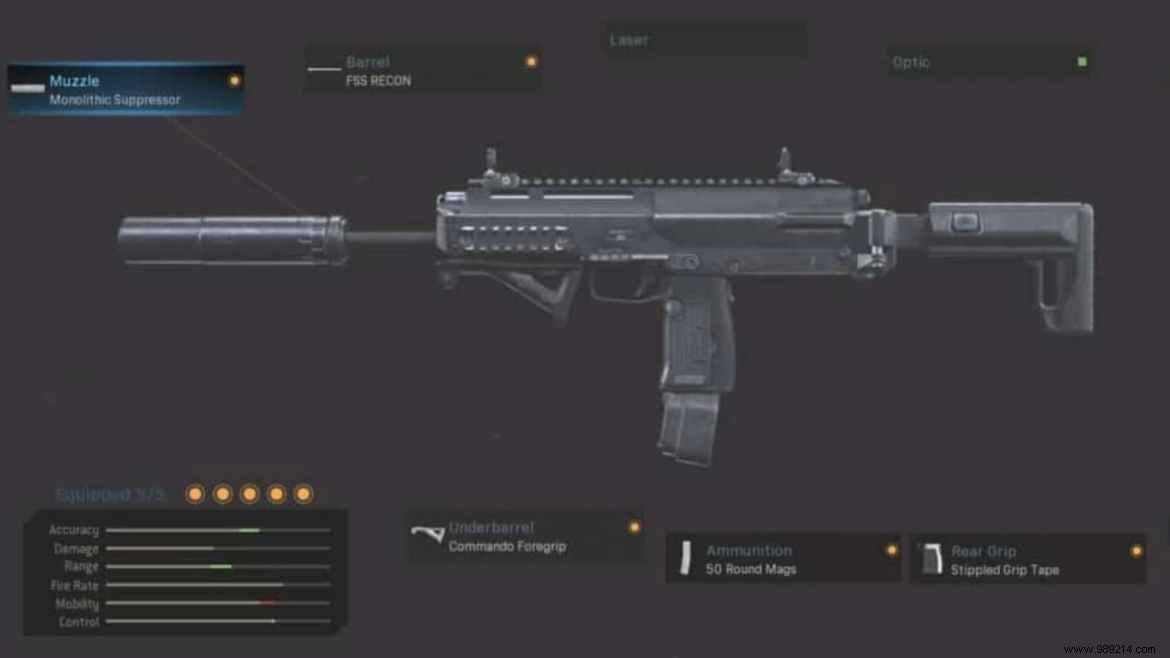 COD Warzone:The Best Warzone MP7 Loadout With Details 