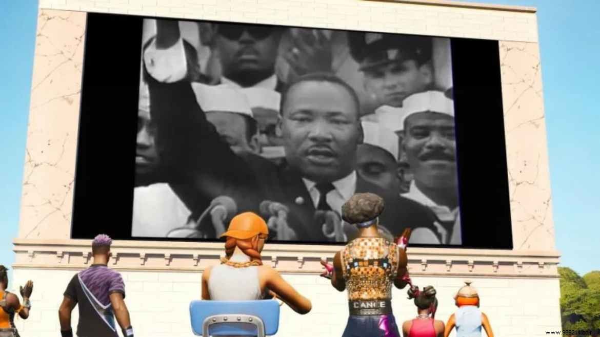 Fortnite Martin Luther King:Walk In Time For The Speech 
