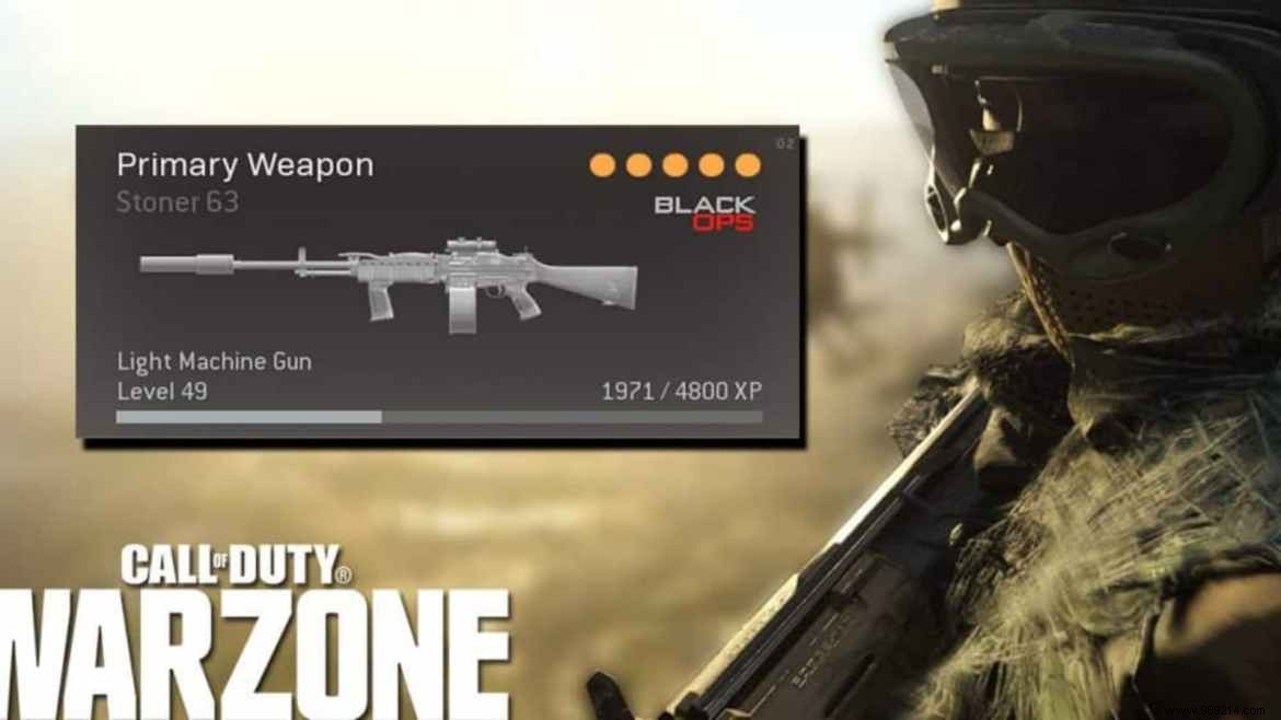 COD Warzone:The Best Warzone Stoner 63 Loadout With Details 