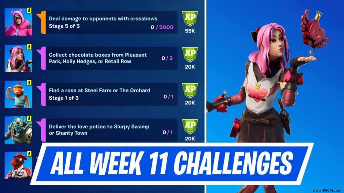 Fortnite Season 7 Week 11 Challenges:All New Epic and Legendary Quests Released 